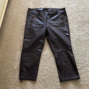 Laundry by Shelli Segal lambskin ankle pants
